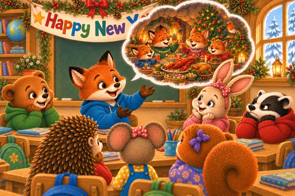 Barry Badger sharing his Christmas